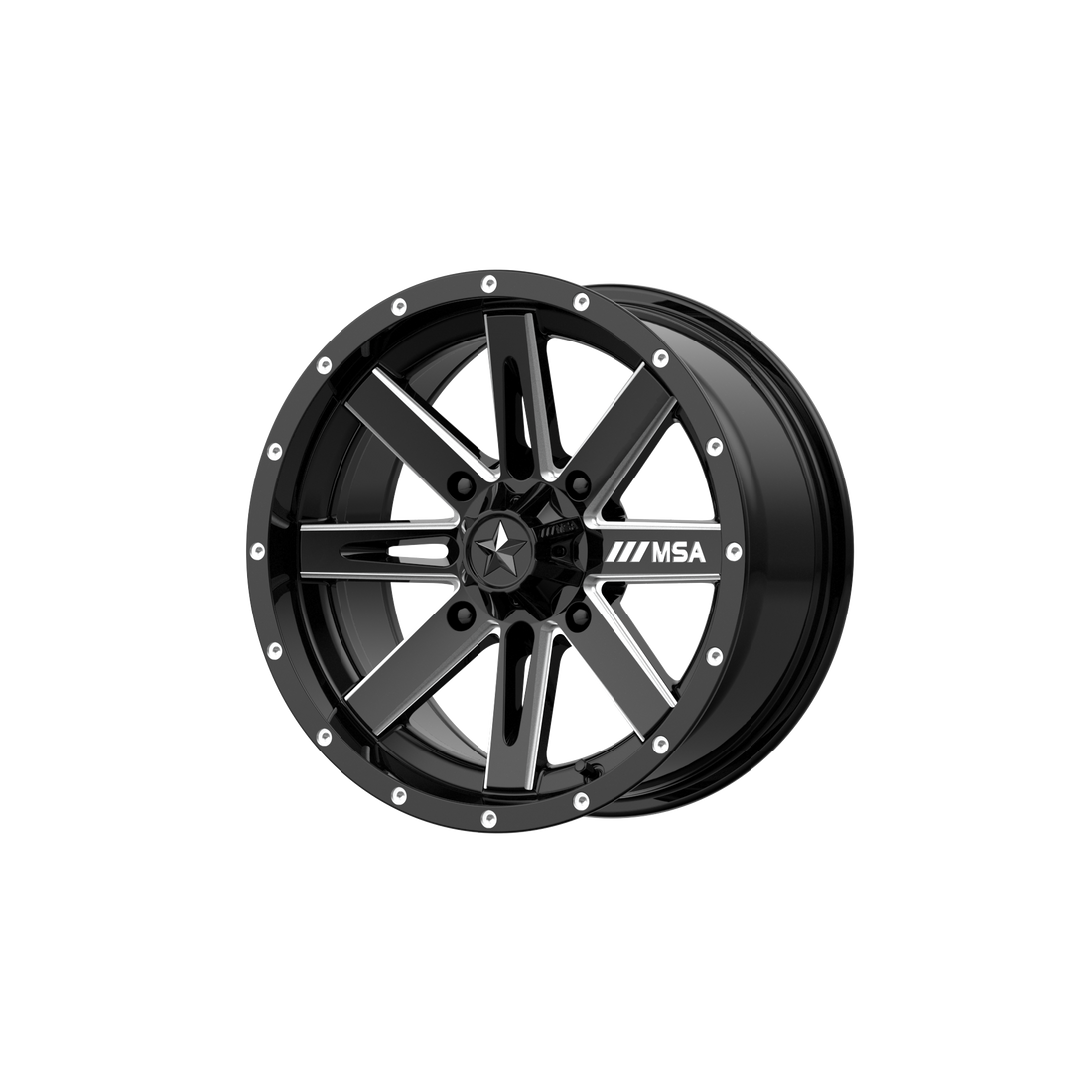 Associated MSA Offroad Wheels wheel style reference for center cap part number MSACAP2-SB-C