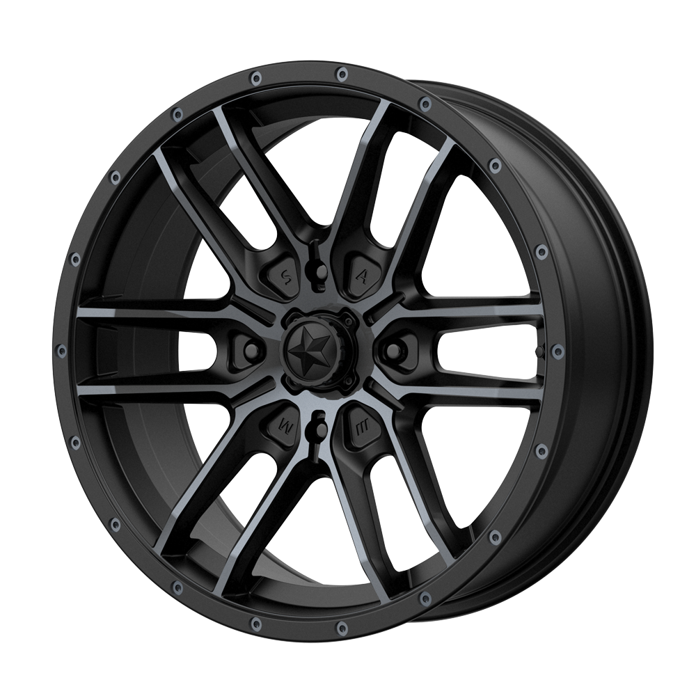 Associated XD Powersports wheel style reference for center cap part number MSACAP3-SB-SB