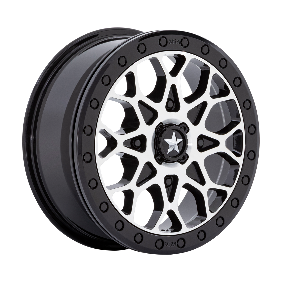 Associated MSA Offroad Wheels wheel style reference for center cap part number MSACAP4-GB-C