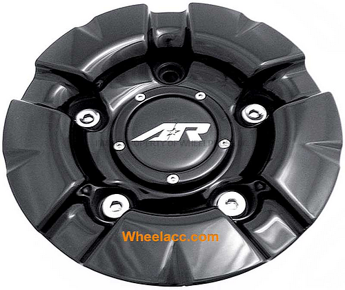 American Racing 000000001637206011 Black Wheel Center Cap