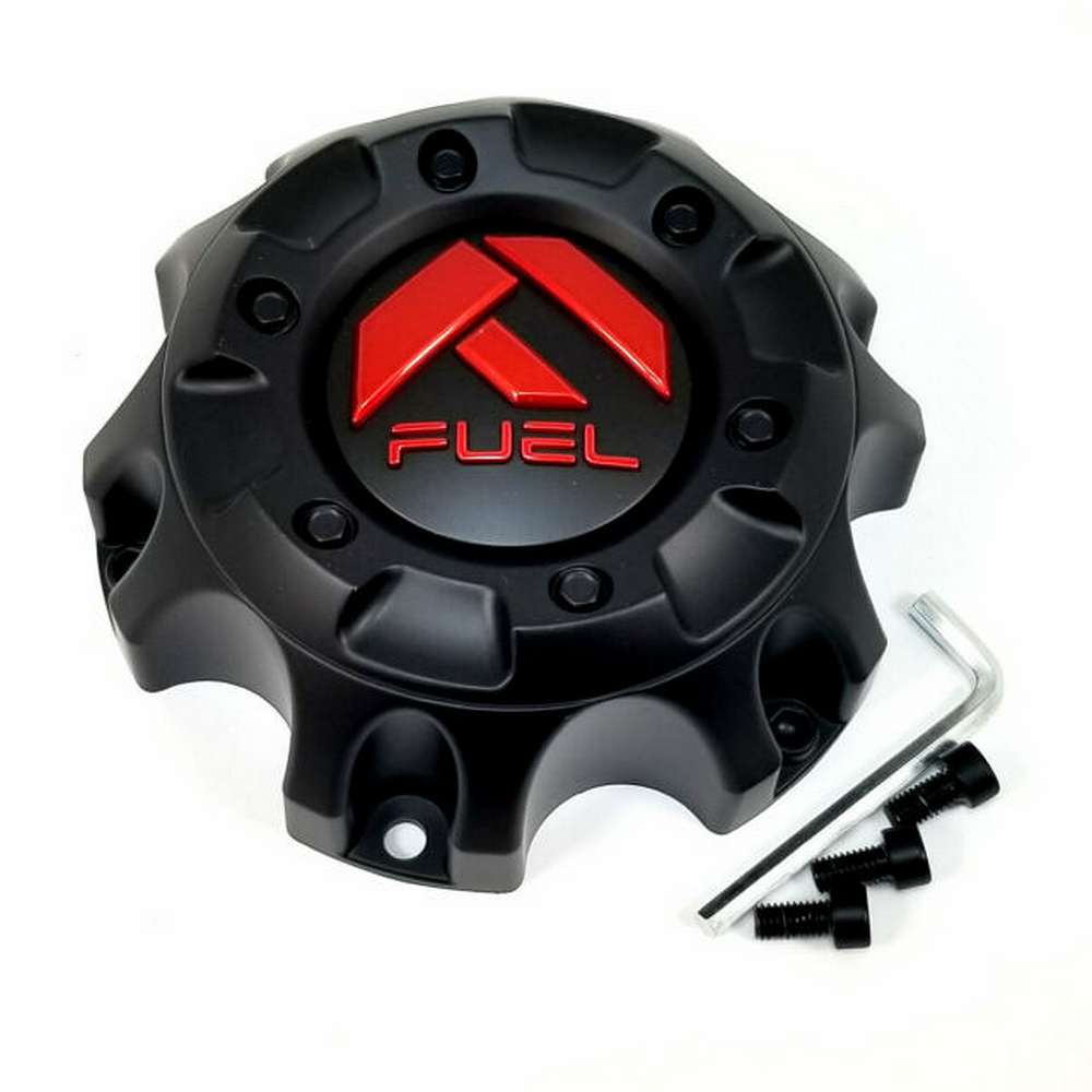 Fuel Off-Road 1001-58MBQ Matte Black Wheel Center Cap 6 Lug