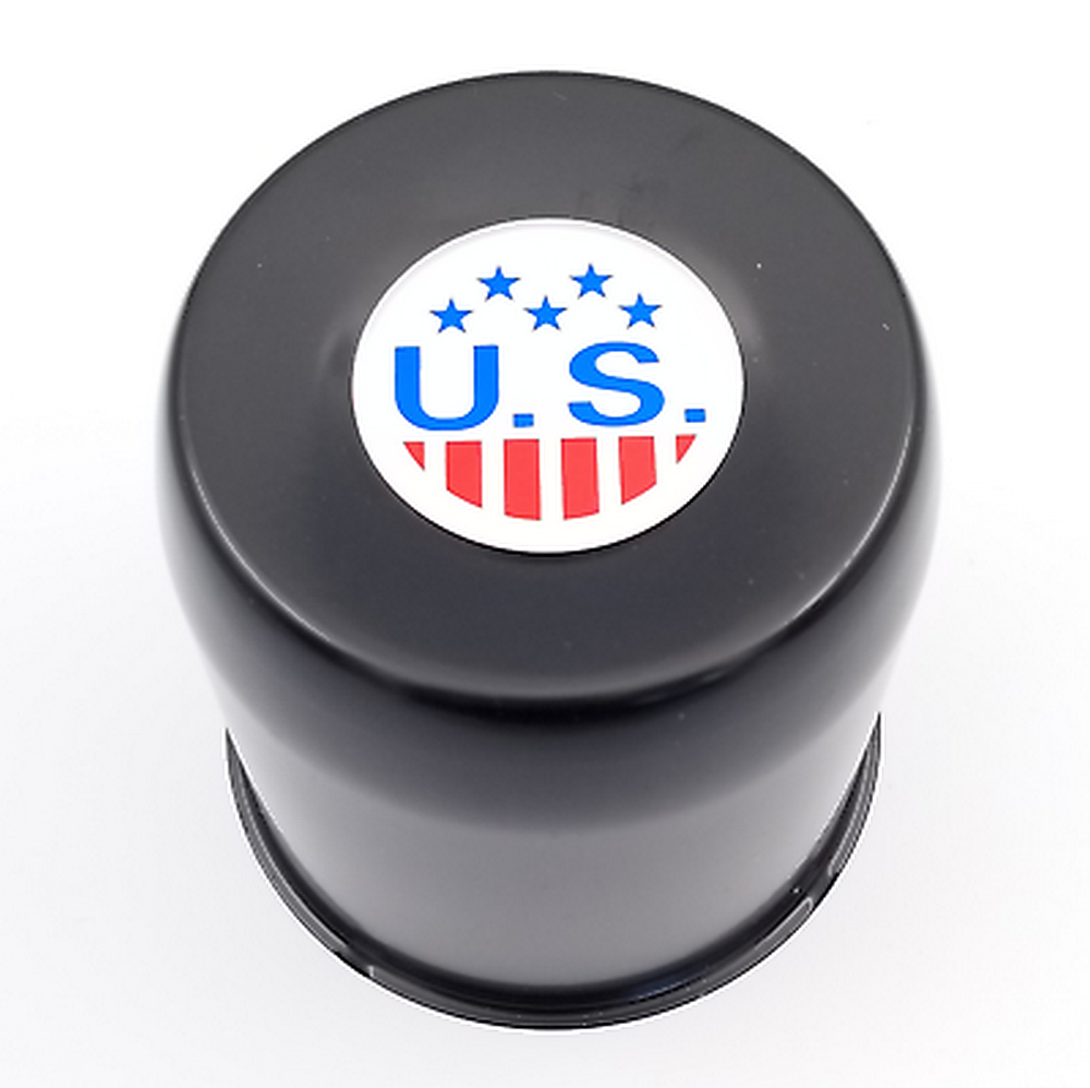 US Mag 1PC 1002-20-P4250-B Black Wheel Center Cap