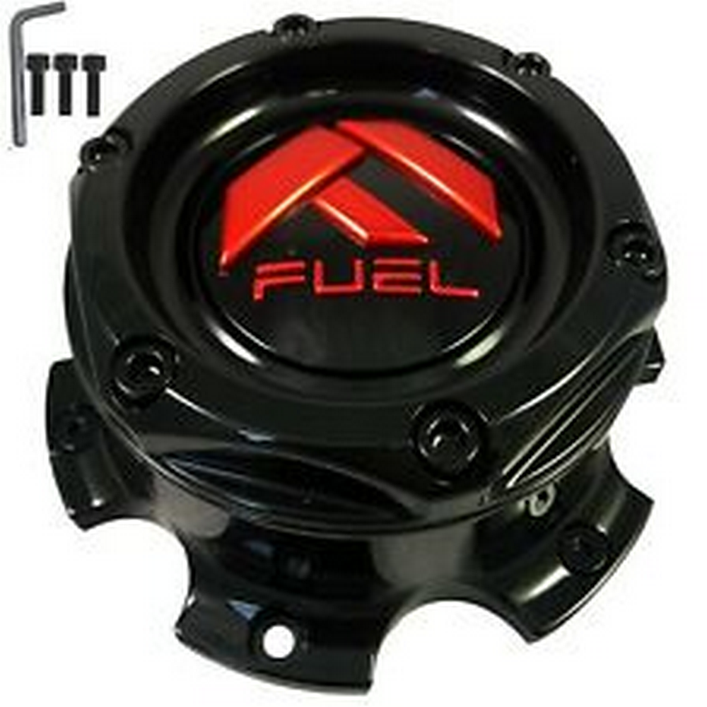 Fuel Off-Road 1004-08TGBQ Gloss Black Wheel Center Cap 8x6.5/170