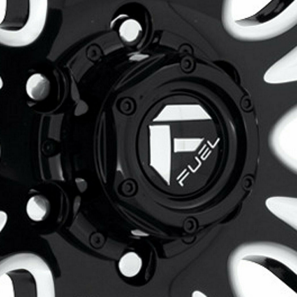 Fuel Off-Road 1004-08TGB Gloss Black / Chrome Wheel Center Cap 8x6.5/170