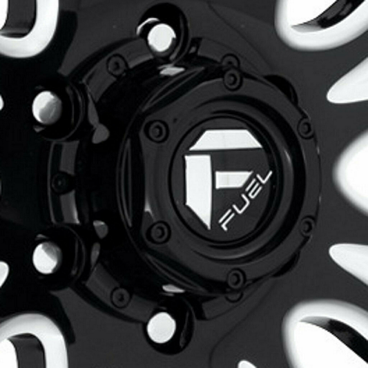 Fuel Off-Road 1004-08TGB Gloss Black / Chrome Wheel Center Cap 8x6.5/170