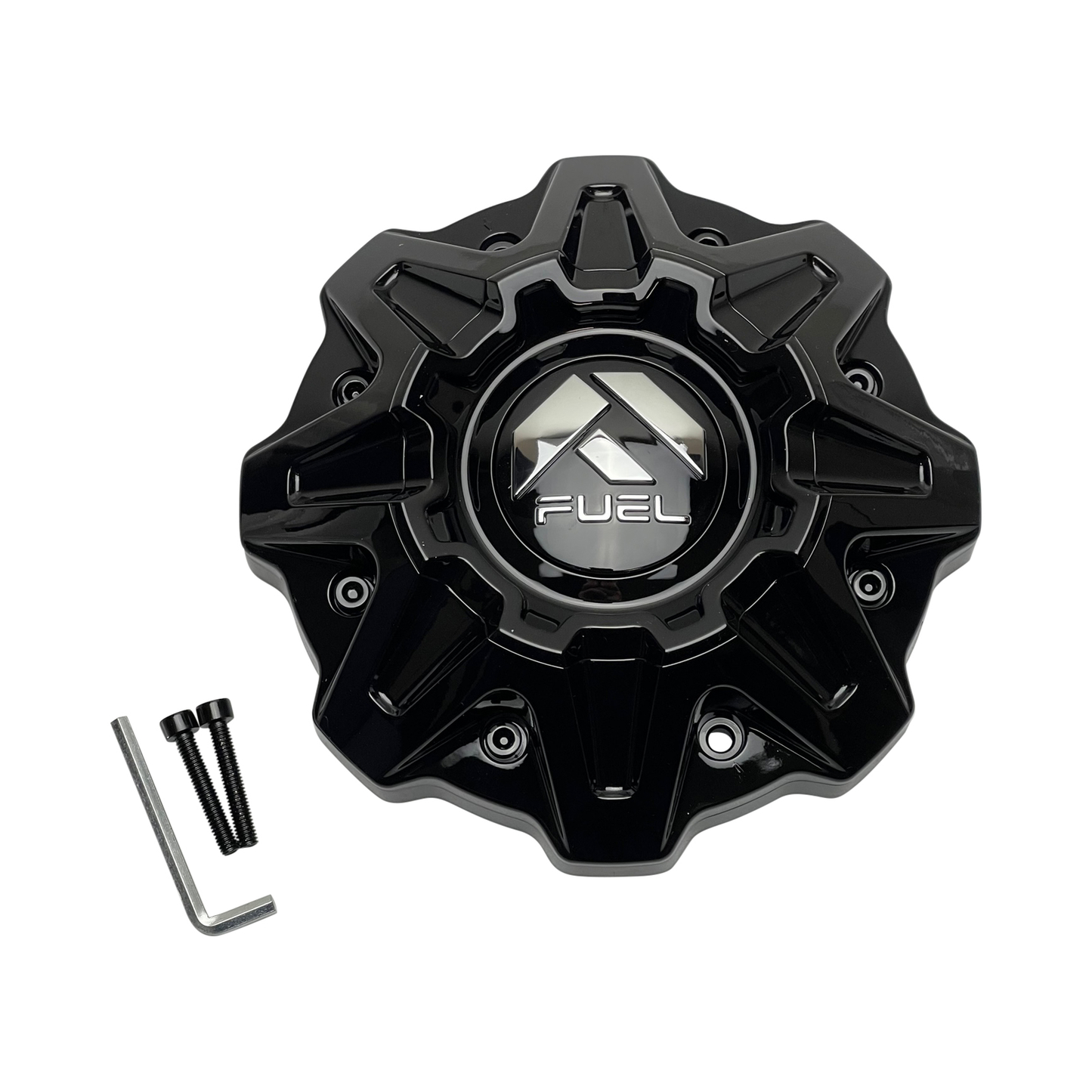 Fuel Off-Road 1007A63GBVKIT5 Gloss Black Bolt-On Wheel Center Cap – 8x170 — part 1007A63GBVKIT5, product photo 1