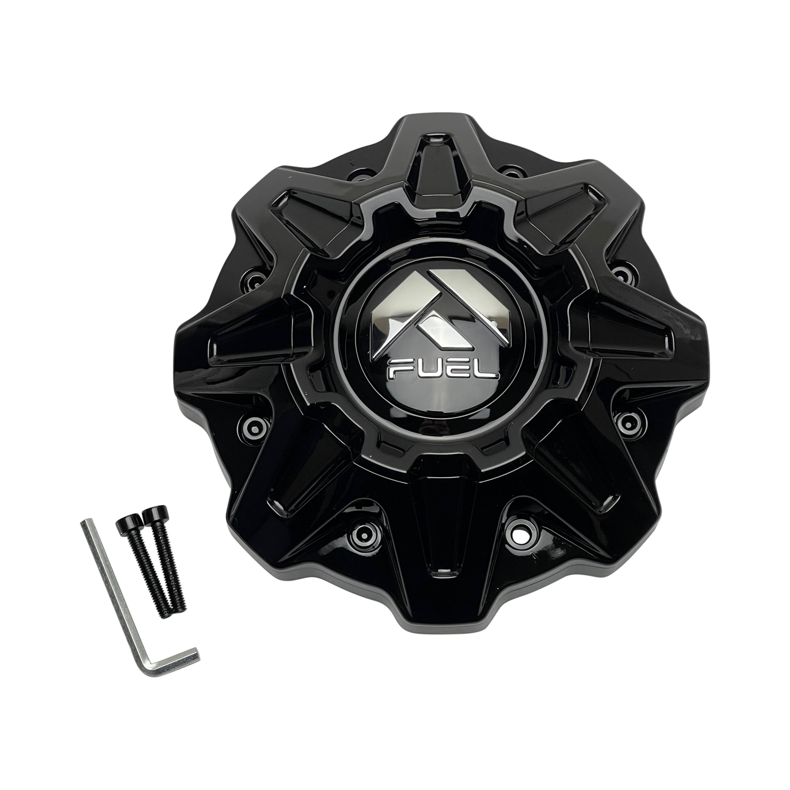 Fuel Off-Road 1007A63GBVKIT5 Gloss Black Bolt-On Wheel Center Cap – 8x170 — part 1007A63GBVKIT5, product photo 1