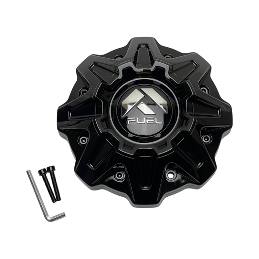 Fuel Off-Road 1007A63GBVKIT5 Gloss Black Bolt-On Wheel Center Cap – 8x170 — part 1007A63GBVKIT5, product photo 1