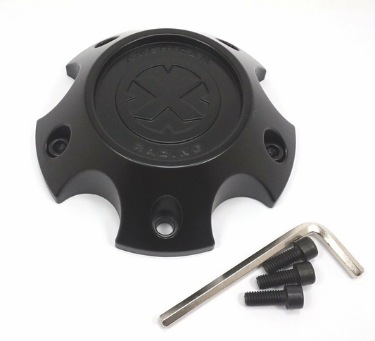 ATX 1079L121-AXSB Satin Black Wheel Center Cap 5x4.5/120/5 H32