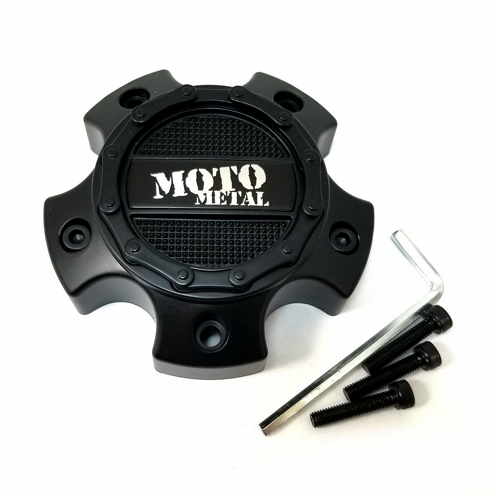 Moto Metal 1079L121MO2SB Satin Black Wheel Center Cap 5x4.5/5