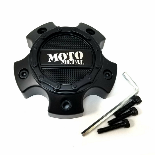 Moto Metal 1079L121MO2SB Satin Black Wheel Center Cap 5x4.5/5