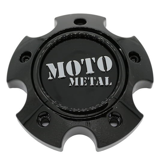 Moto Metal 1079L121MO3GB-H34 Gloss Black Wheel Center Cap 5x4.5/120/5 H34