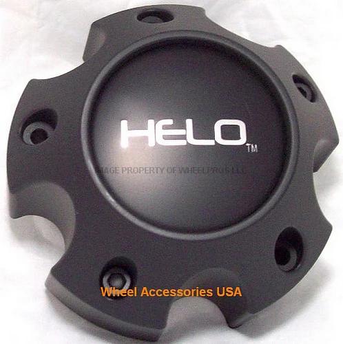 Helo 1079L140AHE1SB Satin Black Wheel Center Cap 5x135