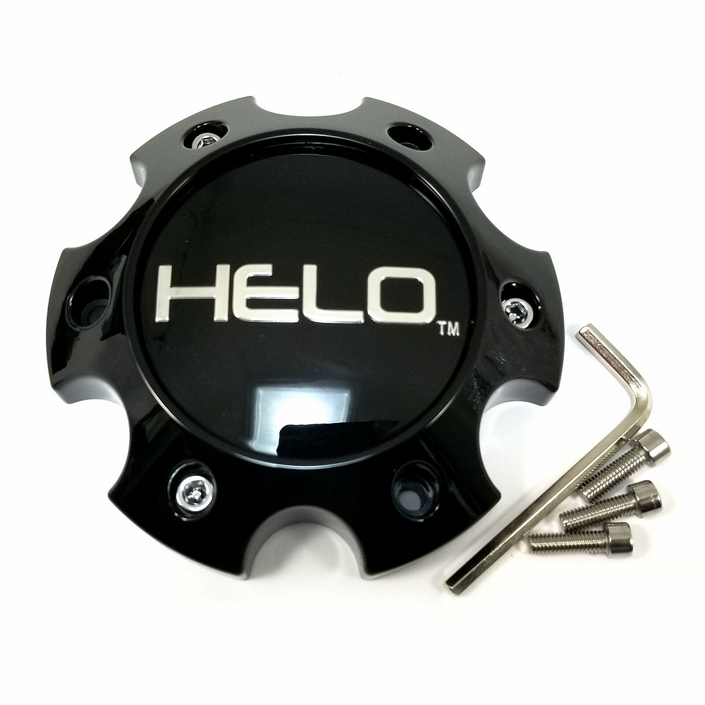 Helo 1079L140HE1GB-H34 Gloss Black Wheel Center Cap 6x135 H34