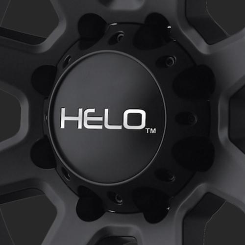 Helo 1079L140HE1SB Satin Black Wheel Center Cap 6x135