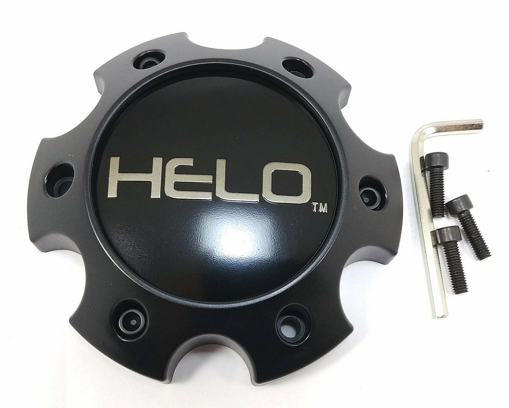 Helo 1079L140HE1SBDC Satin Black Wheel Center Cap 6x135