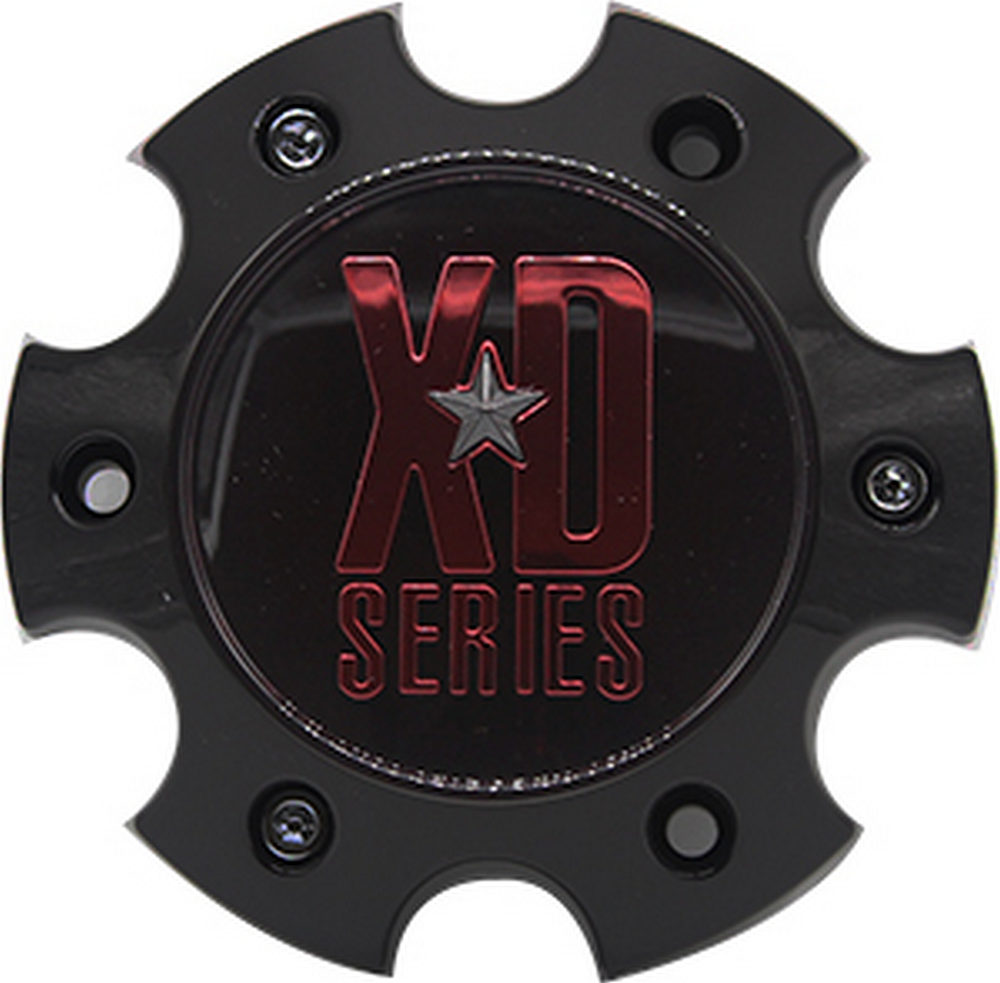 XD 1079L140SGB-H34RC Red Wheel Center Cap 6x135