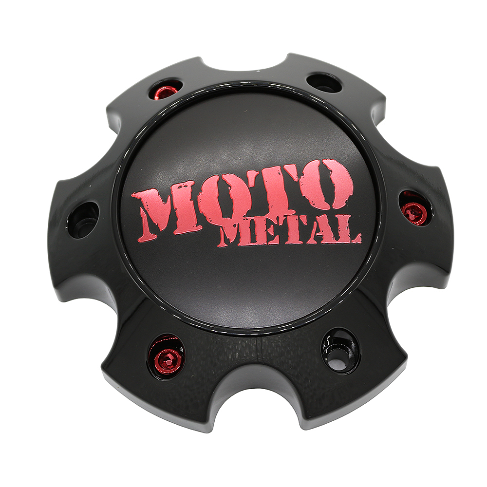 Moto Metal 1079L140SGBMO1RC Red Wheel Center Cap 6x135