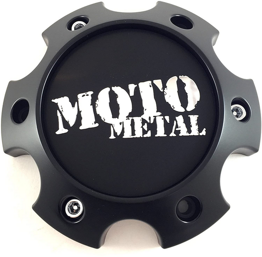 Moto Metal 1079L140SGBMO1 Black Wheel Center Cap 6x135