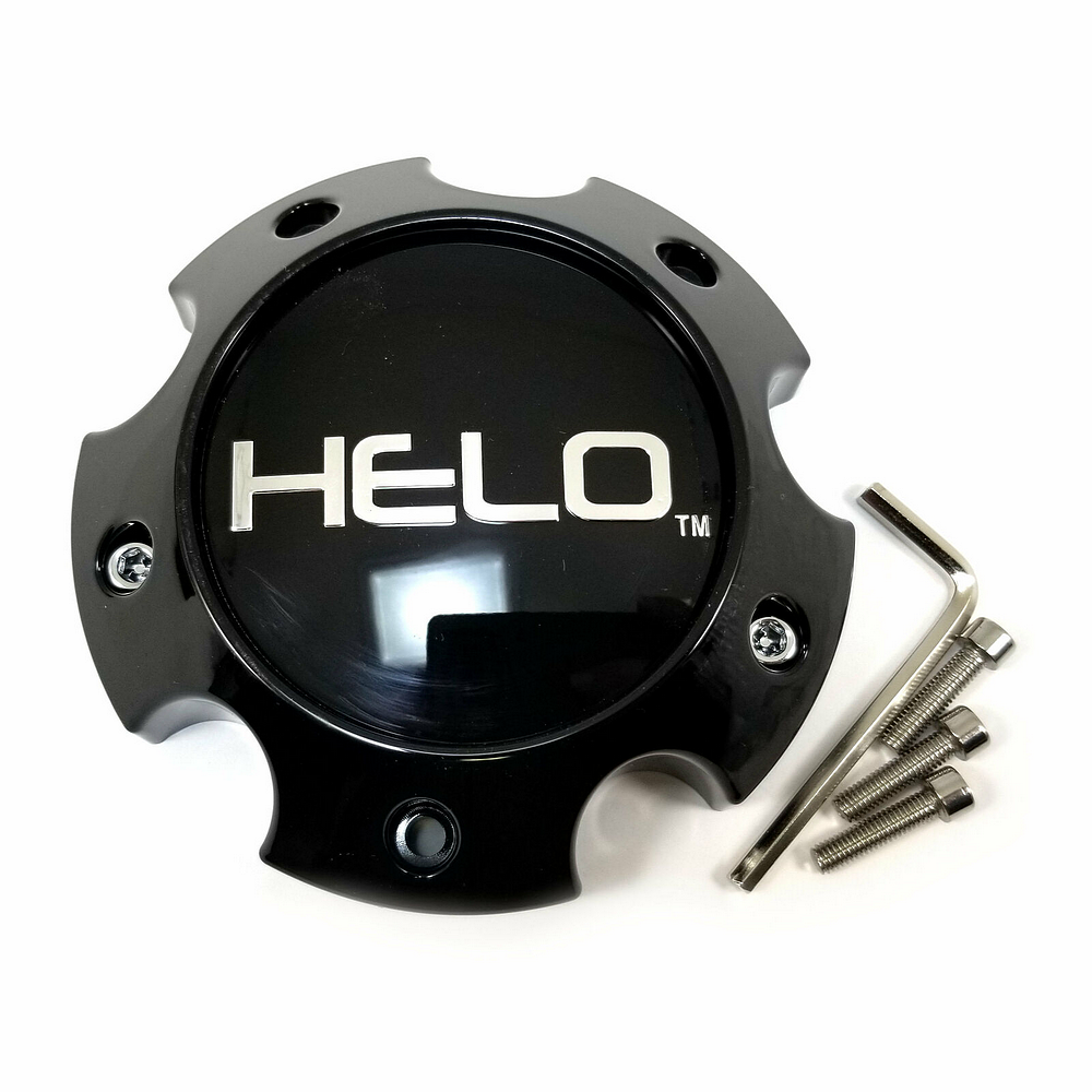 Helo 1079L145AHE1GB-H42 Gloss Black Wheel Center Cap 5x5.5/150 H42