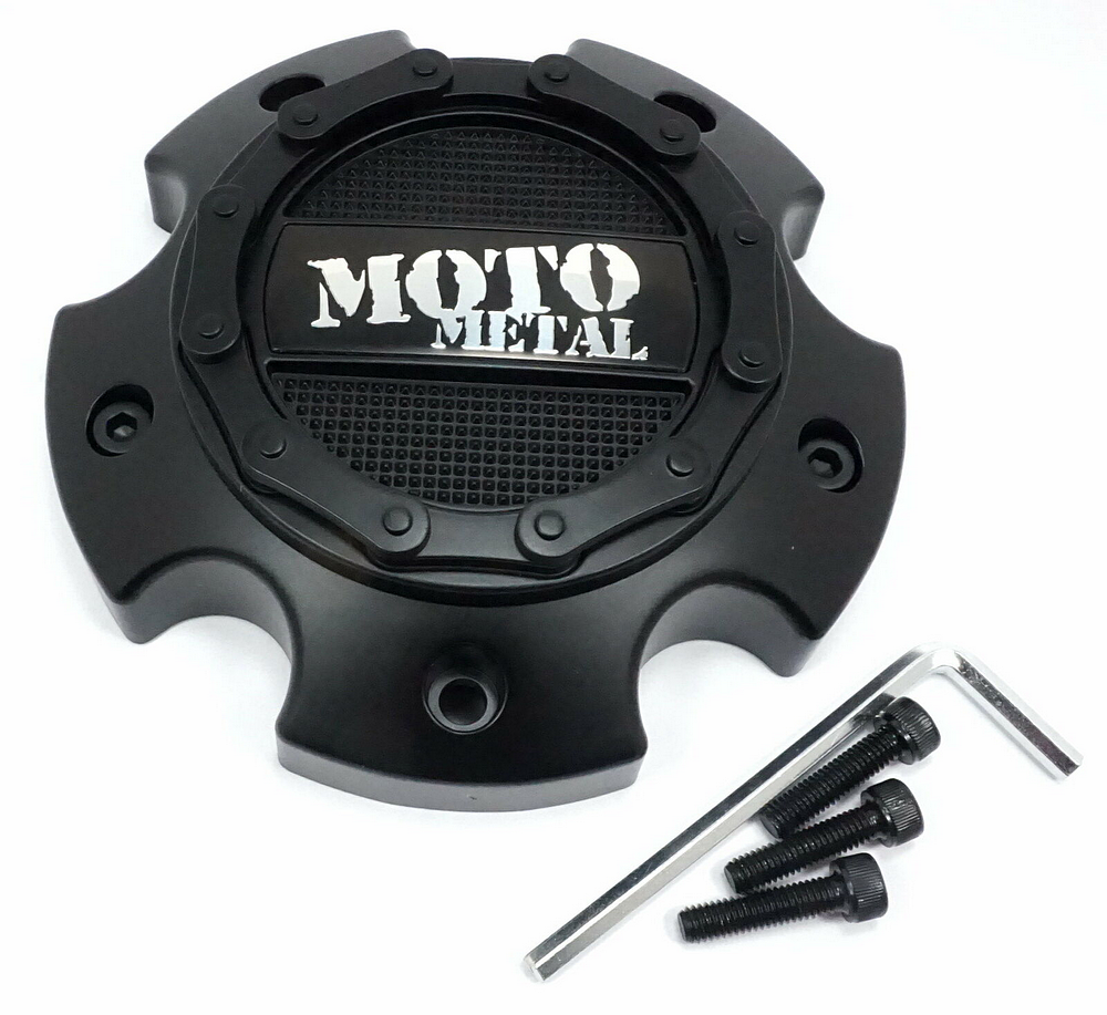 Moto Metal 1079L145AMO2SB Satin Black Wheel Center Cap 5x5.5/150