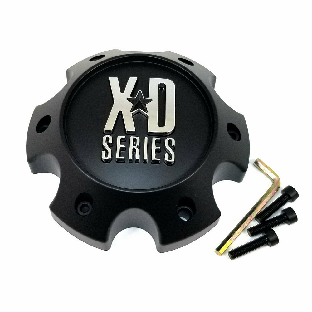 XD 1079L145ASB-H42 Satin Black Wheel Center Cap 5x5.5/150