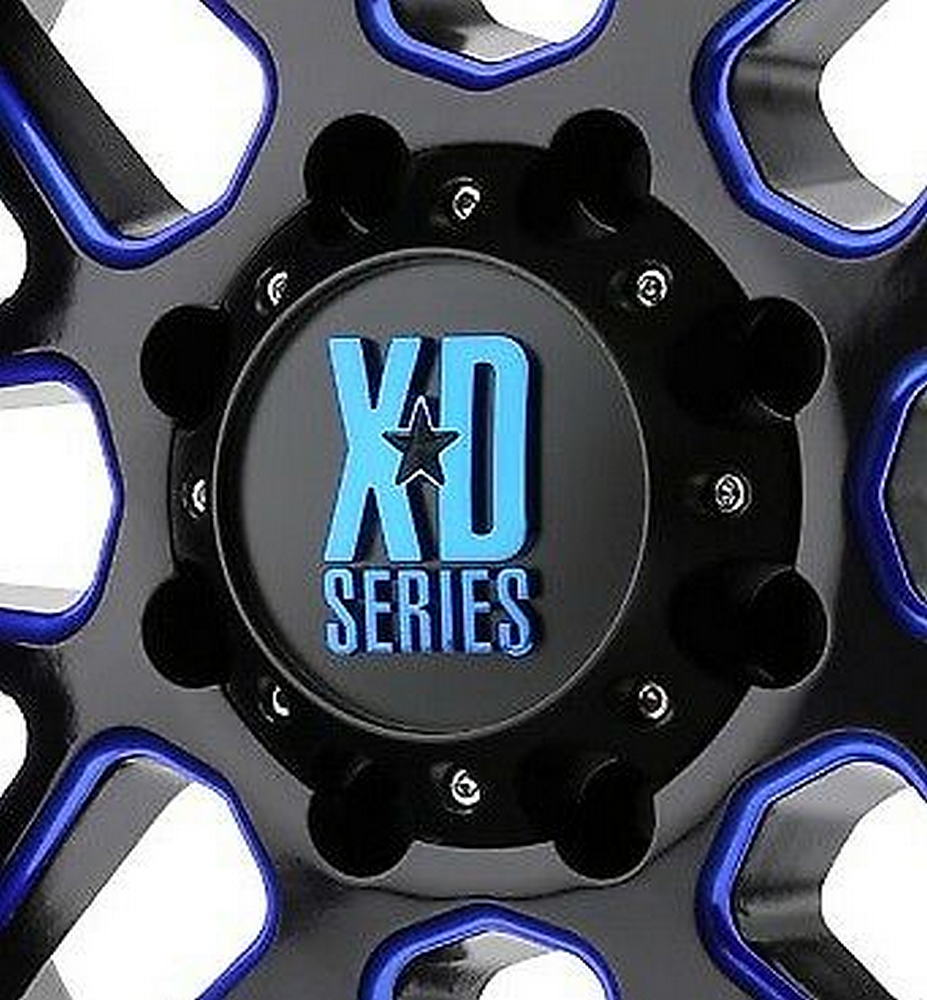 XD 1079L145ASGB-H42BC Gloss Black Wheel Center Cap 5 Lug