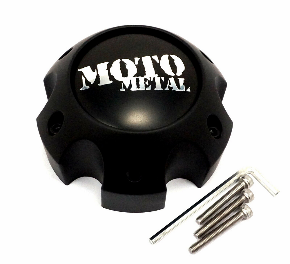 Moto Metal 1079L145MBMO1 Satin Black Wheel Center Cap 6x5.5