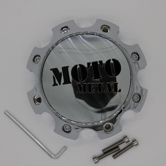 Moto Metal 1079L170MO3CH-H50 Chrome Wheel Center Cap 8x6.5/180 H50