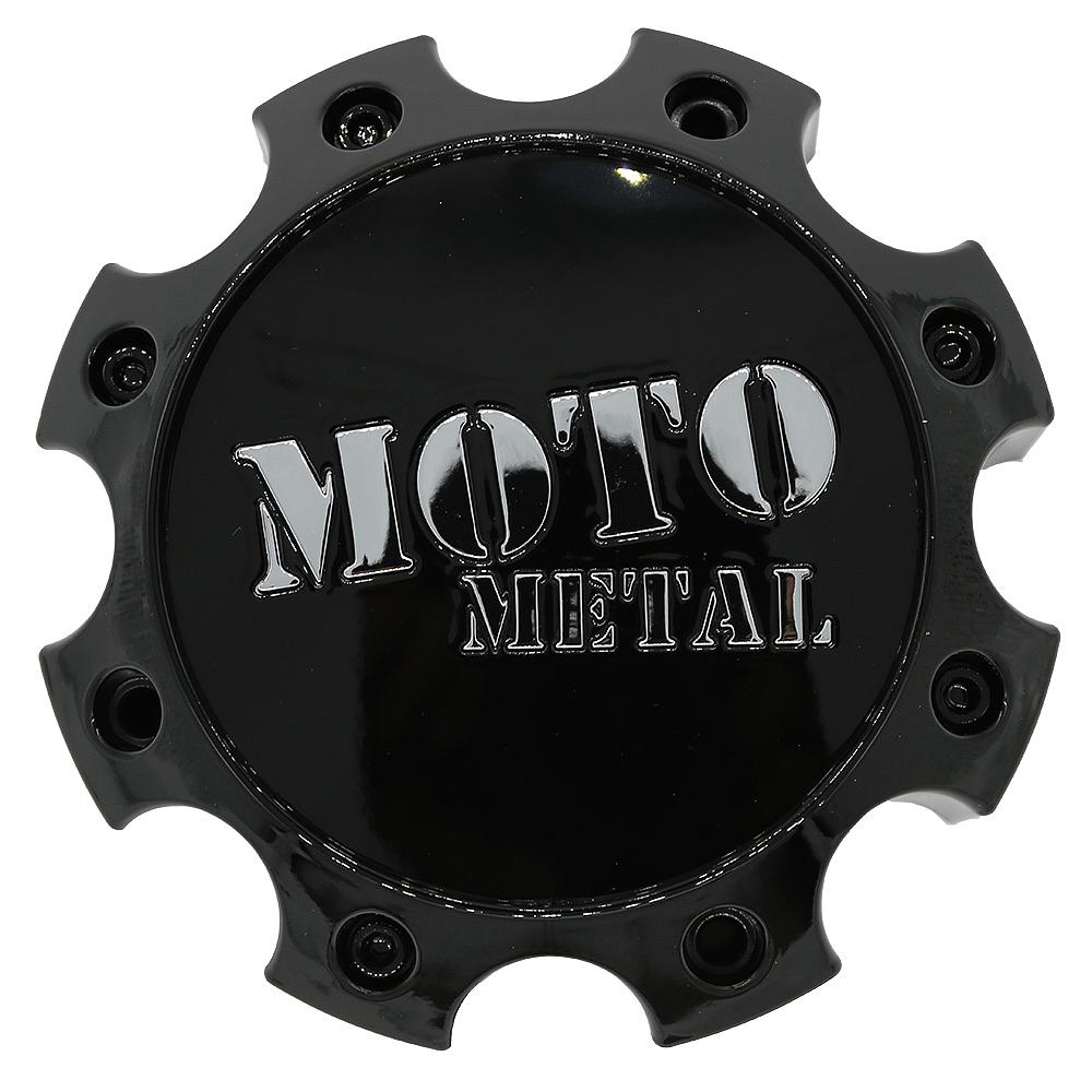 Moto Metal 1079L170MO3GB-H50 Gloss Black Wheel Center Cap 8x6.5/180 H50