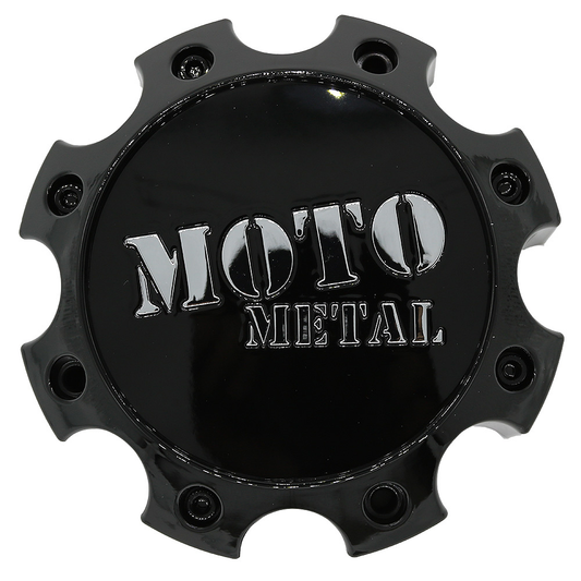 Moto Metal 1079L170MO3GB-H50 Gloss Black Wheel Center Cap 8x6.5/180 H50