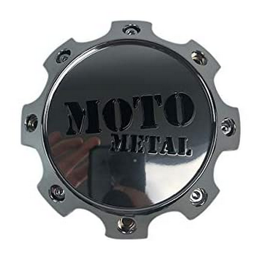 Moto Metal 1079L170MO4CH-H62 Gloss Black / Chrome Wheel Center Cap 8x170