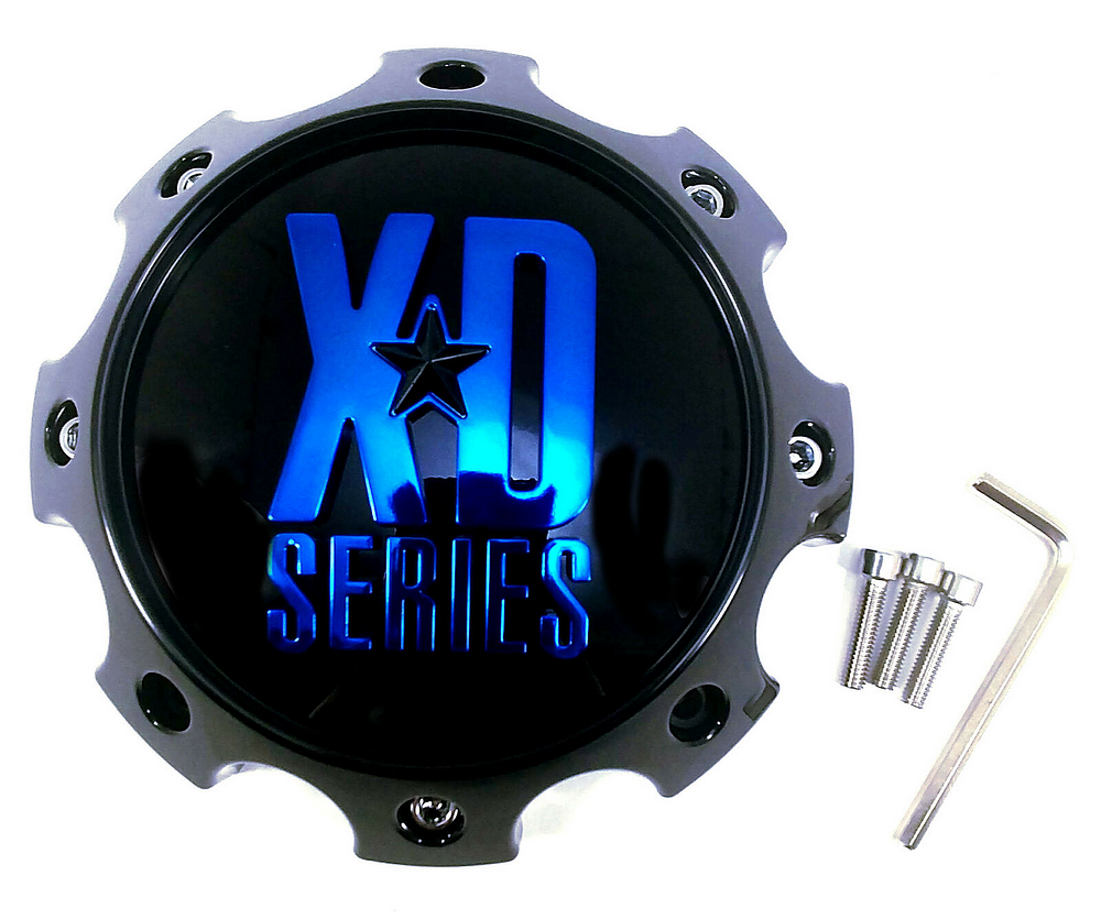 XD 1079L170SGB-H42BC Blue Wheel Center Cap 8 Lug