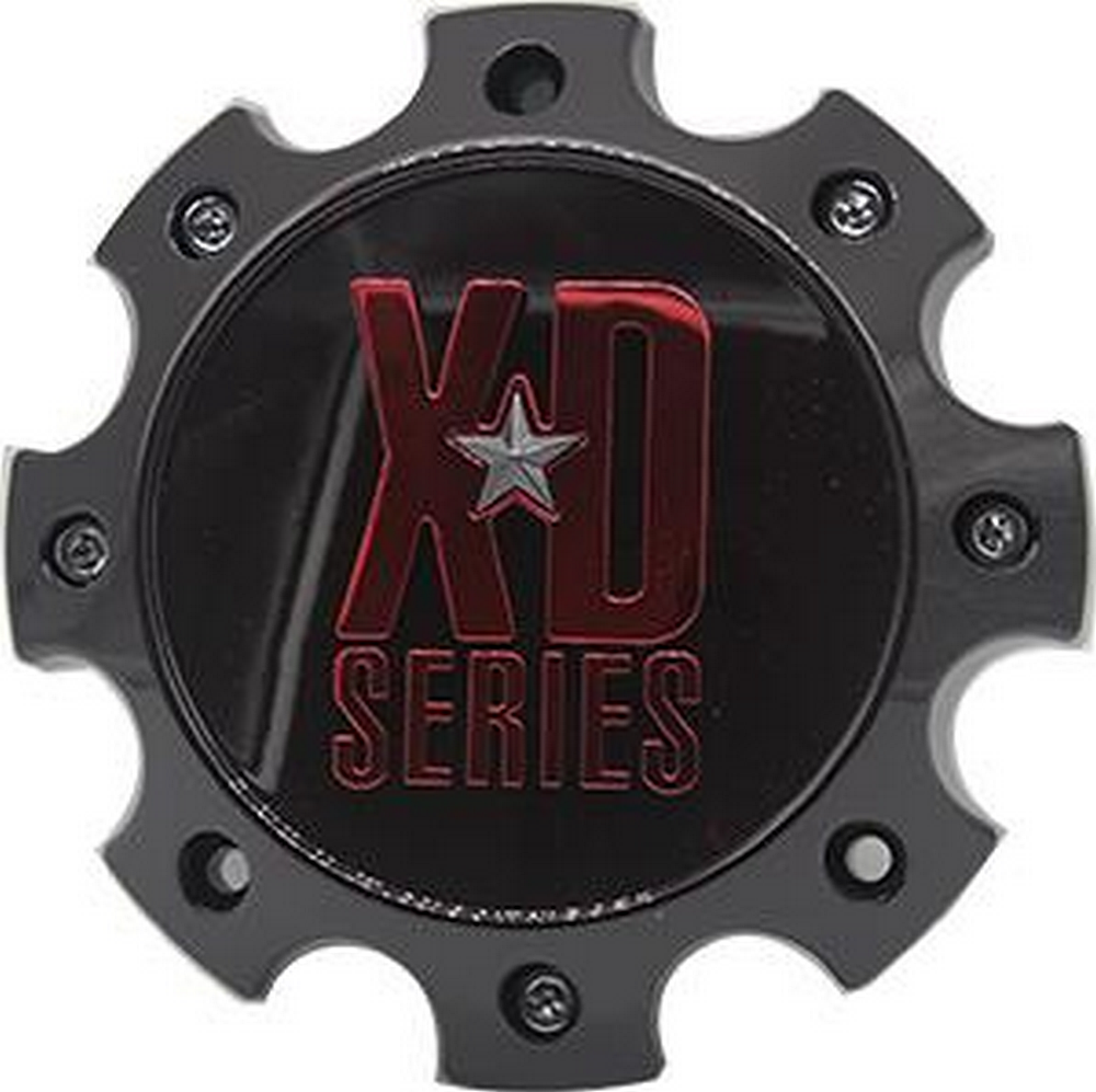 XD 1079L170SGB-H42RC Red Wheel Center Cap 8 Lug