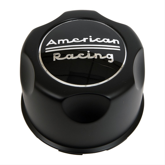 American Racing 1342100SB Satin Black Wheel Center Cap 5x135