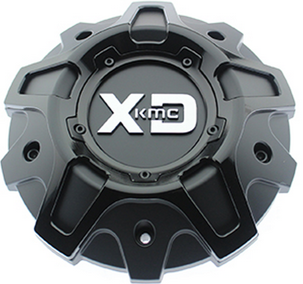 XD 1508S03 Satin Black / Chrome Wheel Center Cap All PCD