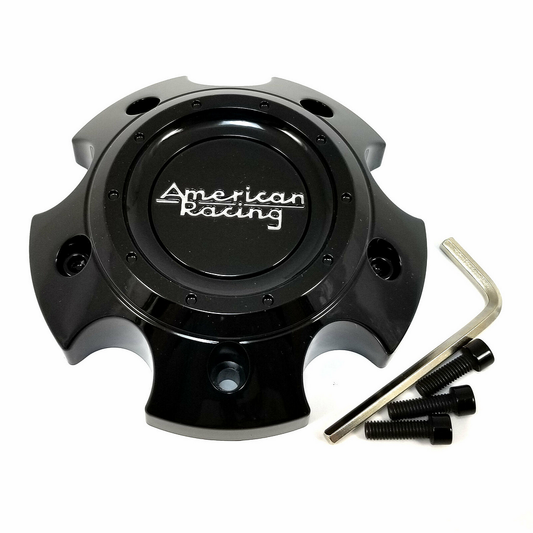 American Racing 1529S01 Gloss Black Wheel Center Cap 5x5