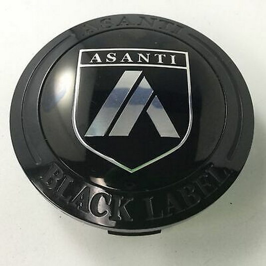 Asanti Black 1534S01 Gloss Black / Chrome Wheel Center Cap