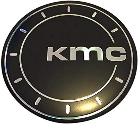 KMC 1747K74-T5 Gloss Black Machined Wheel Center Cap