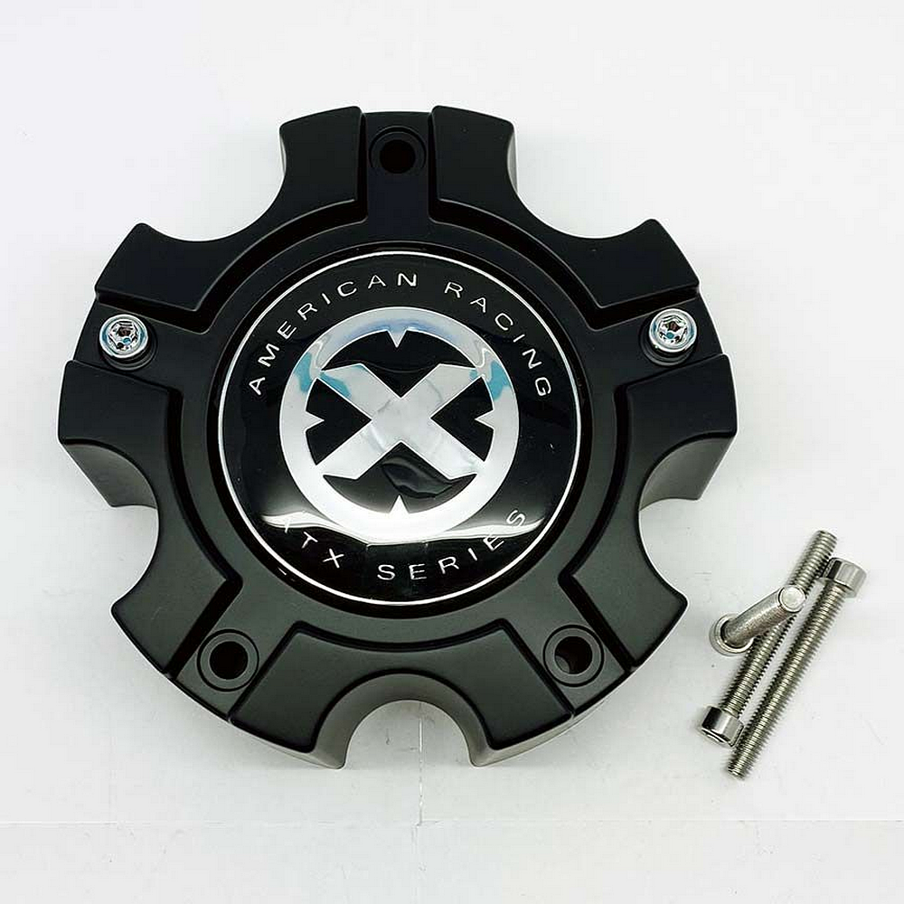 ATX 377B1405HYB001 Matte Black Wheel Center Cap 5x135