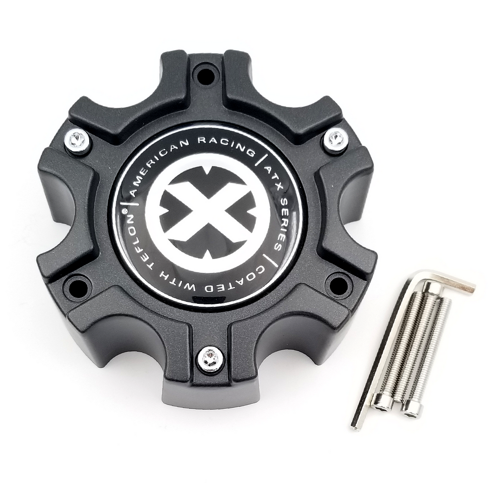 ATX 377B1406HT Black Wheel Center Cap 6x135