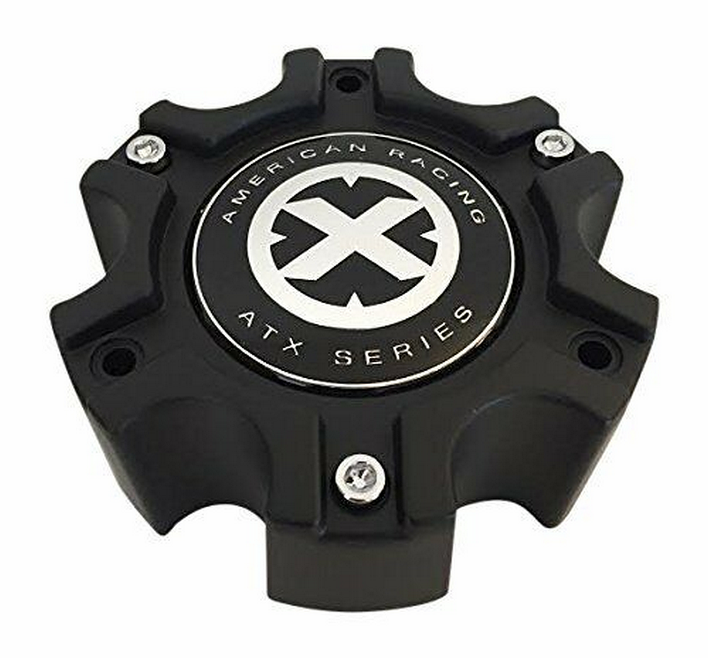 ATX 377B1406HYB001 Matte Black Wheel Center Cap 6x135