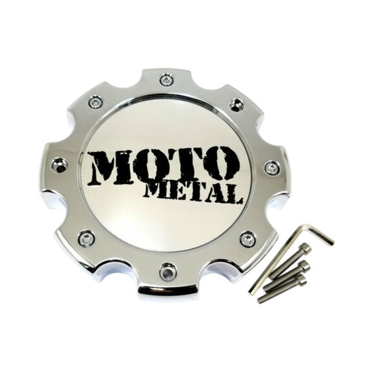 Moto Metal 490L204MM Chrome Wheel Center Cap – 8x200 8x210