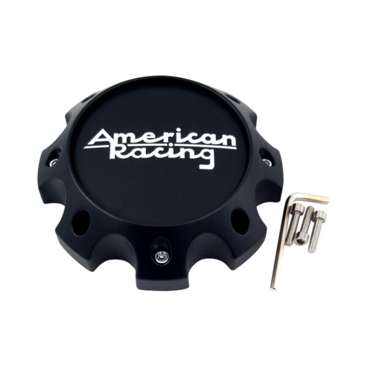 American Racing 1079L170CIB-H42AR Black Wheel Center Cap – 8 Lug