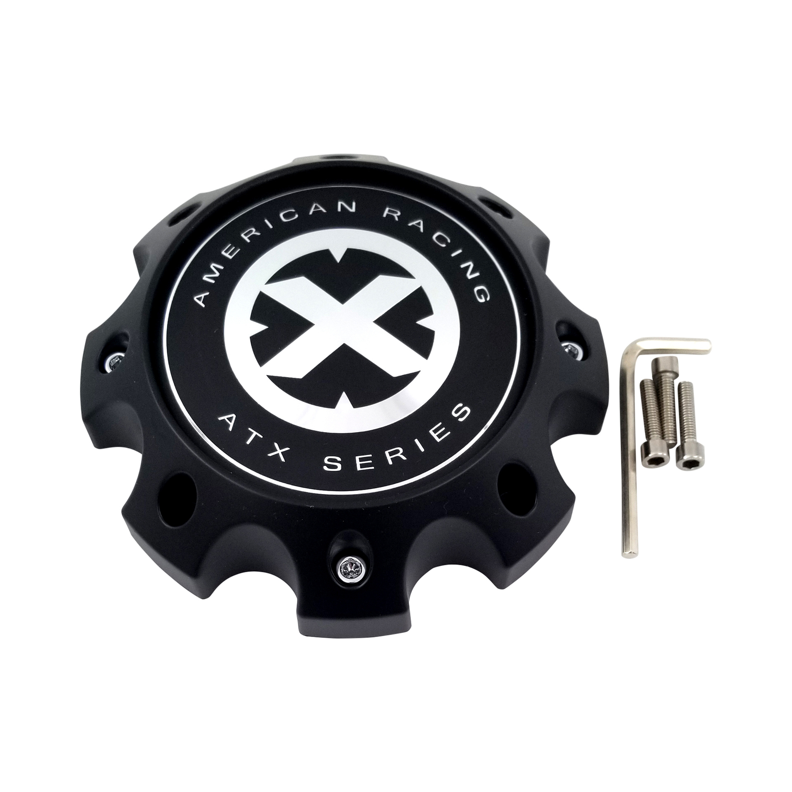 ATX 1079L170CIB-H42AX Black Wheel Center Cap – 8 Lug