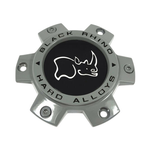 Black Rhino Hard Alloys CCBR3613540BATG Gray Wheel Center Cap