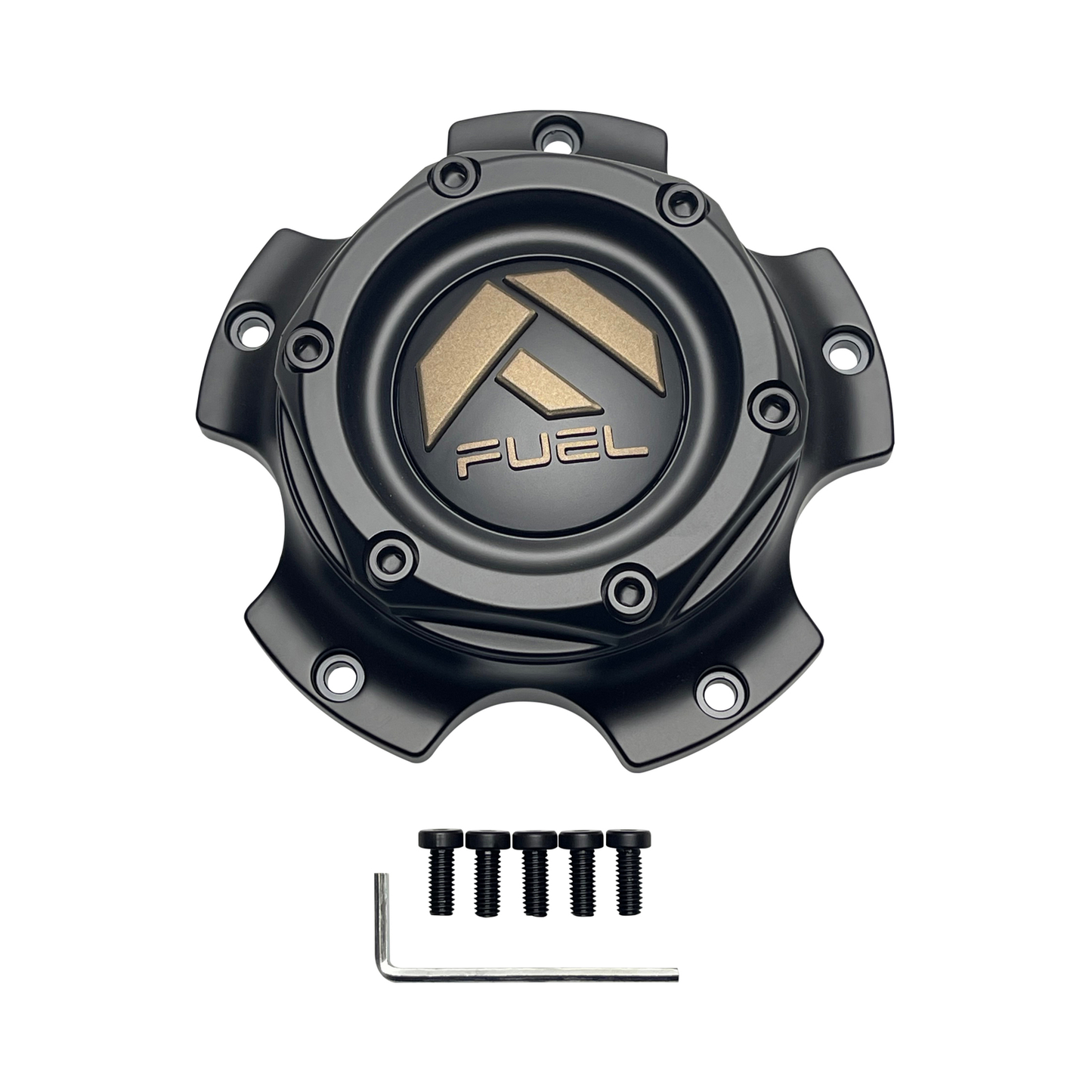 Fuel Off-Road 1004-42MBZ Matte Black Logo Wheel Center Cap – 5x150