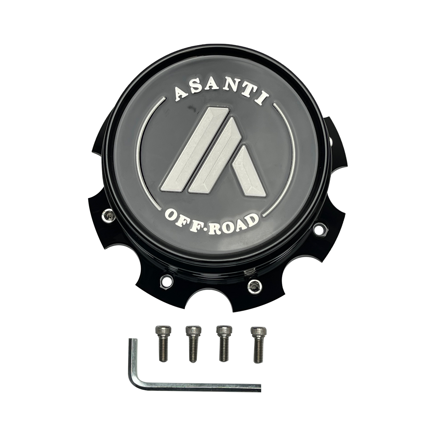 Asanti Off Road C-1008X170ABGB Gloss Black Wheel Center Cap – 8x170