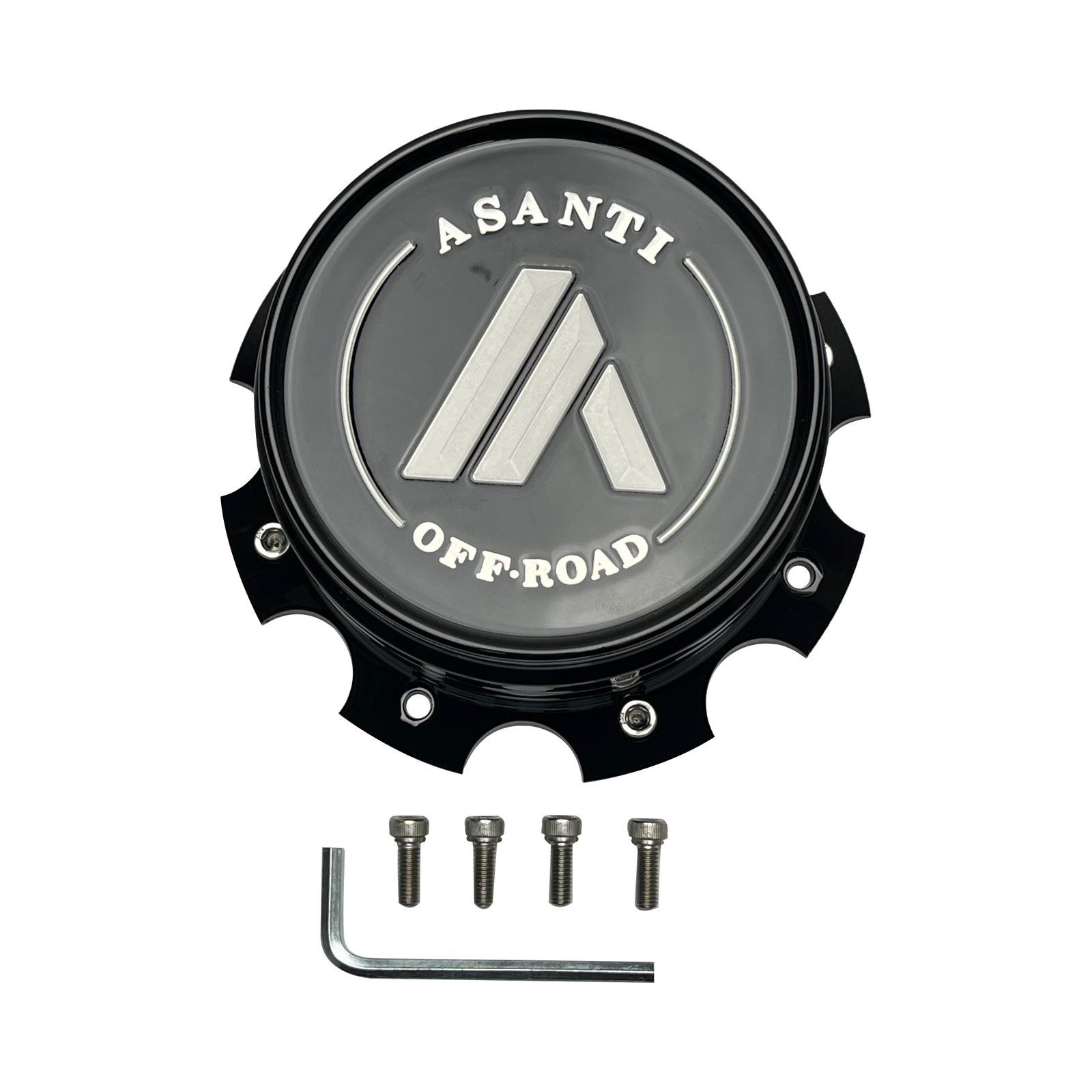 Asanti Off Road C-1008X170ABGB Gloss Black Wheel Center Cap – 8x170
