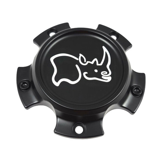 Black Rhino Hard Alloys CCBR65127MB Black Logo Wheel Center Cap
